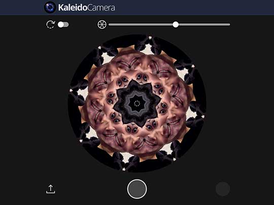 Screenshot of Kaleidocamera